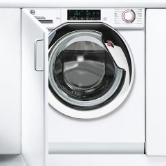 Hoover HBWOS 69TMCE-80 H-WASH 300 PRO Integrated 9kg 1600rpm Washing Machine - B Energy Rated - White & Chrome