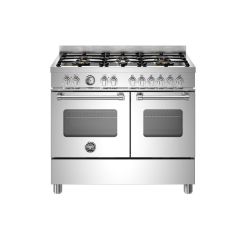 Bertazzoni MAS106L2EXC Master 100cm Range Cooker Twin Oven Dual Fuel Stainless Steel