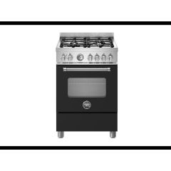 Bertazzoni MAS64L1ENEC Master 60cm Dual Fuel Single Cooker - Matt Black