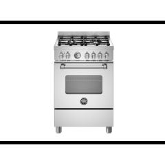 Bertazzoni MAS64L1EXC Master 60cm Dual Fuel Single Cooker - Stainless Steel