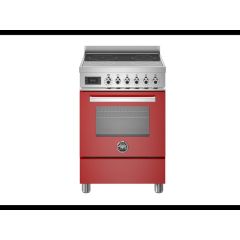 Bertazzoni PRO64I1EROT Professional 60cm Induction Single Cooker - Gloss Red